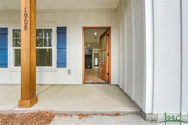 LOT10 Waters Cir, Pembroke, GA 31321 - view of exterior entry featuring board and batten siding and a porch