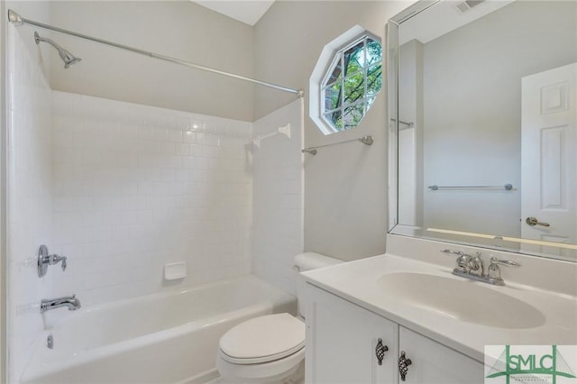 104 Coach House Sq, Pooler, GA 31322 - bathroom featuring vanity, toilet, and shower / bath combination