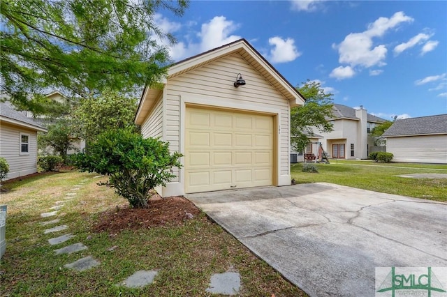 104 Coach House Sq, Pooler, GA 31322 - garage with concrete driveway
