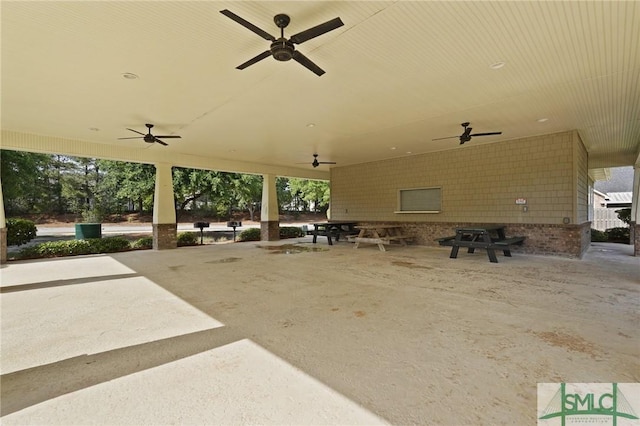 104 Coach House Sq, Pooler, GA 31322 - view of patio featuring ceiling fan