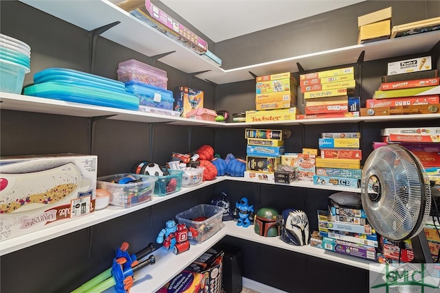 view of pantry