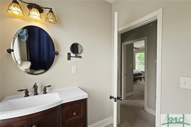 856 E 35th St, Savannah, GA 31401 - bathroom featuring ensuite bathroom, baseboards, and vanity