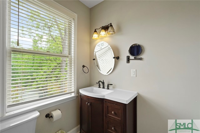 856 E 35th St, Savannah, GA 31401 - bathroom with toilet and vanity