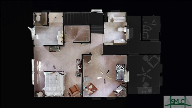856 E 35th St, Savannah, GA 31401 - view of floor plan / room layout