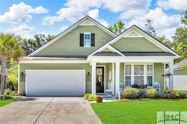 20 Baraco Dr, Savannah, GA 31419 - craftsman inspired home featuring covered porch, driveway, and a front lawn