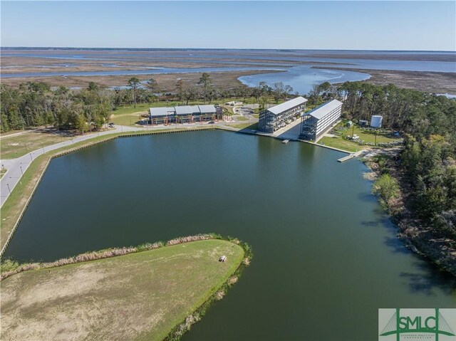 195 Wildlife View Ct N, Richmond Hill, GA 31324 - bird's eye view of a large body of water