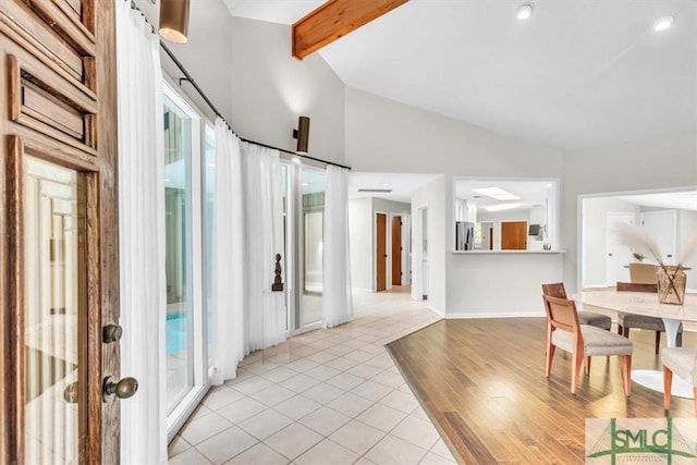 11 Fat Friars Retreat Retreat, Savannah, GA 31411 - dining area featuring light wood-style flooring, baseboards, and recessed lighting