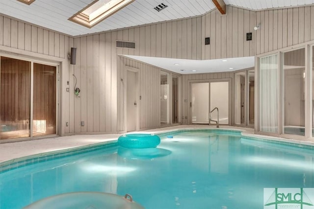 11 Fat Friars Retreat Retreat, Savannah, GA 31411 - indoor pool with a skylight