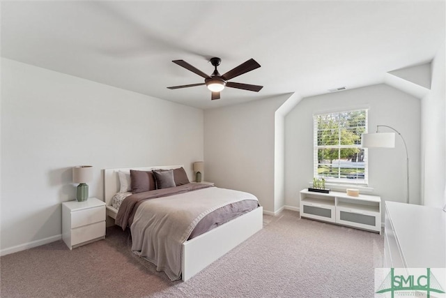 89 Evan Wade Ct NE, Ludowici, GA 31316 - bedroom with light carpet, a ceiling fan, and baseboards