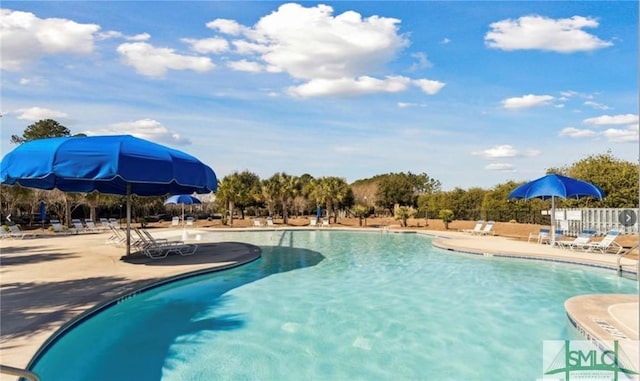 901 Garden Hills Loop, Richmond Hill, GA 31324 - community pool with a patio and fence