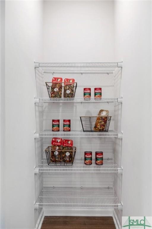 view of pantry
