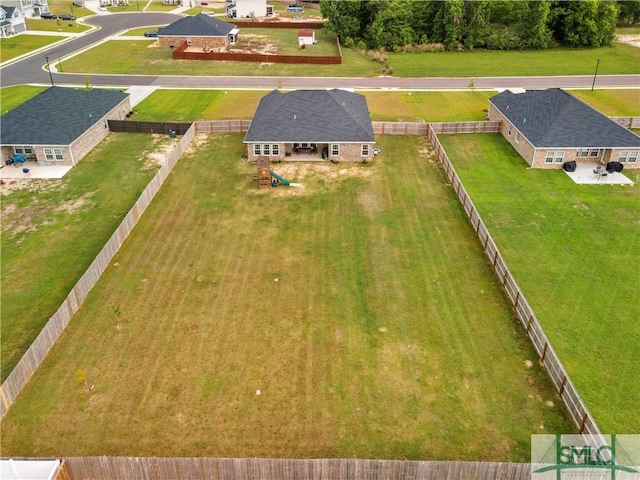 aerial view of property and surrounding area