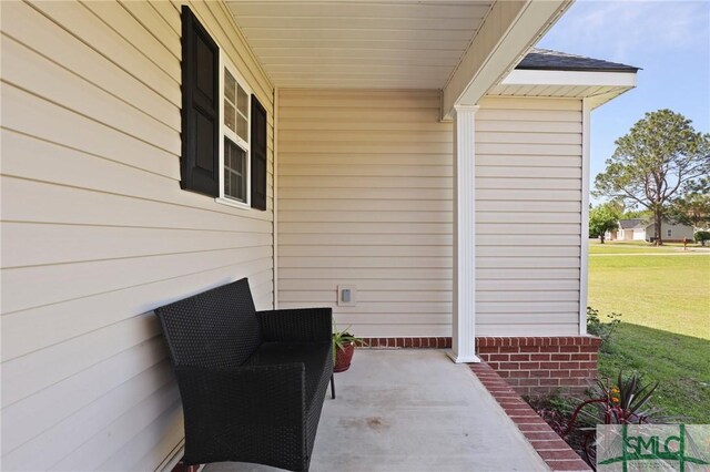 2431 Walden Way, Statesboro, GA 30458 - view of patio / terrace with covered porch