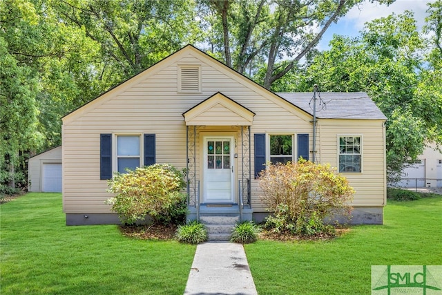 239 Chatham Ave, Pooler, GA 31322 - bungalow featuring a front lawn