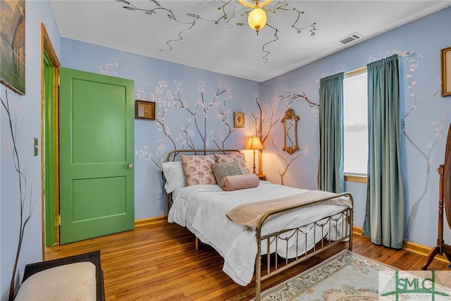 239 Chatham Ave, Pooler, GA 31322 - bedroom featuring wood finished floors