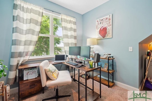 186 Goodman Dr, Midway, GA 31320 - office area with baseboards