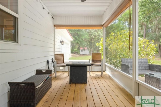 186 Goodman Dr, Midway, GA 31320 - sunroom / solarium featuring healthy amount of natural light