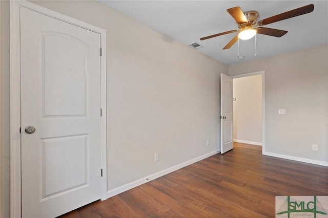 133 Berwick Lakes Blvd, Pooler, GA 31322 - unfurnished bedroom featuring wood finished floors, baseboards, and ceiling fan