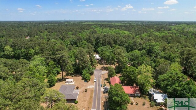 309 E 5th St, Rincon, GA 31326 - bird's eye view of a heavily wooded area