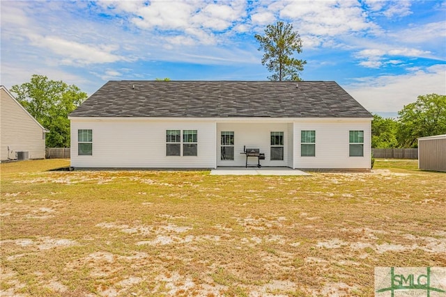 145 Gavin Way, Rincon, GA 31326 - back of house featuring a patio area and central AC unit
