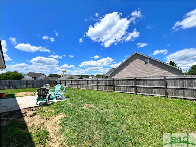 111 Auburn Cir, Glennville, GA 30427 - view of yard with a patio area