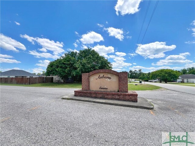 111 Auburn Cir, Glennville, GA 30427 - view of community sign