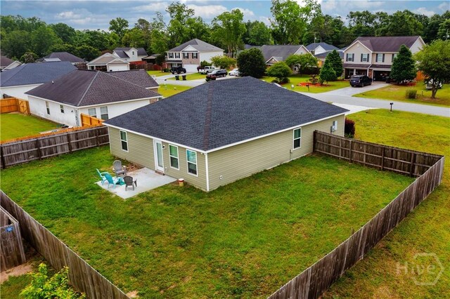 111 Auburn Cir, Glennville, GA 30427 - aerial perspective of suburban area
