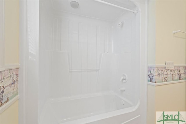 15 Teresa Ln, Tybee Island, GA 31328 - bathroom featuring tasteful backsplash and bathtub / shower combination