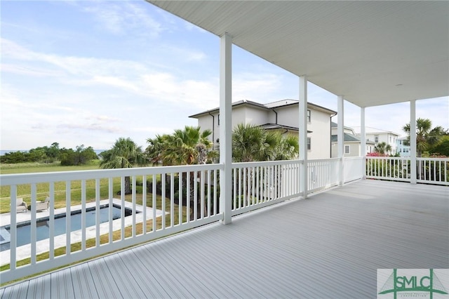 15 Teresa Ln, Tybee Island, GA 31328 - view of wooden terrace