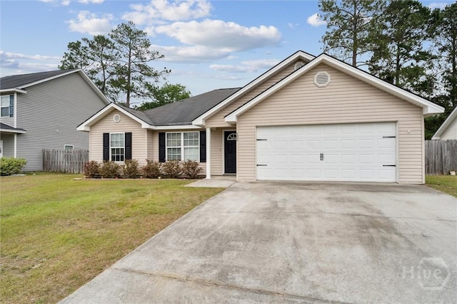 105 Mustang Dr, Guyton, GA 31312 - view of front facade with driveway and an attached garage