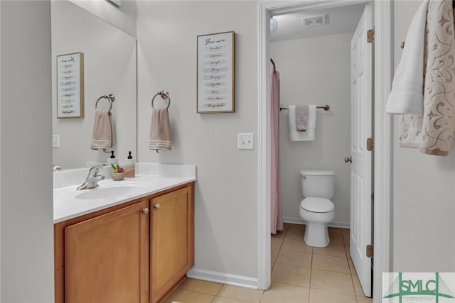 144 Royal Ln, Pooler, GA 31322 - full bathroom featuring tile patterned flooring, vanity, toilet, and baseboards