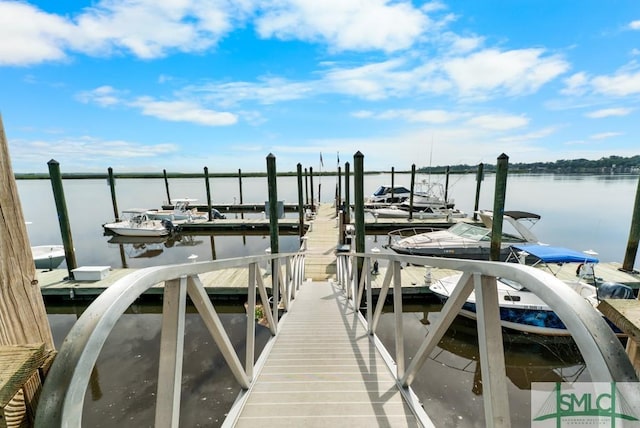 dock with a water view