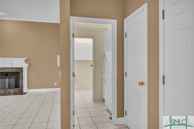 105 Crooked Wood Ln, Savannah, GA 31406 - hallway with light tile patterned flooring and baseboards