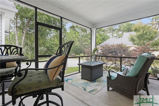 240 Blackjack Oak Dr W, Richmond Hill, GA 31324 - sunroom / solarium featuring healthy amount of natural light