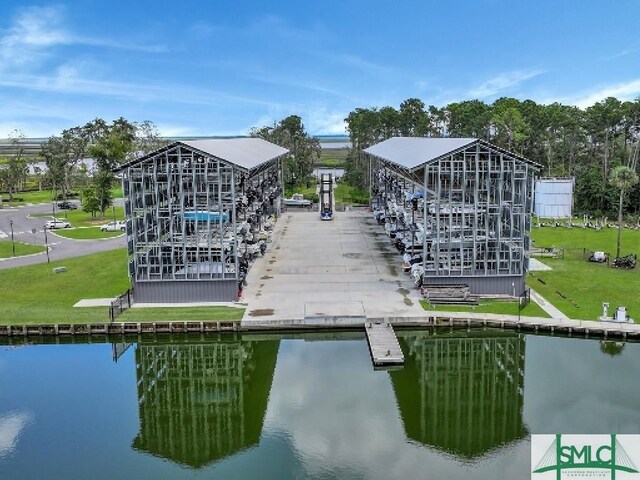 240 Blackjack Oak Dr W, Richmond Hill, GA 31324 - dock area featuring a water view