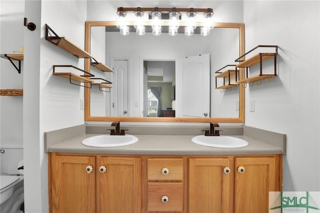 113 Taylor Ct, Richmond Hill, GA 31324 - bathroom with toilet and double vanity