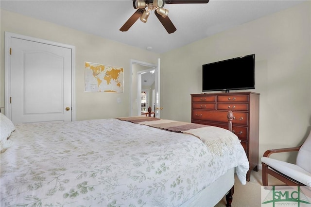 113 Taylor Ct, Richmond Hill, GA 31324 - carpeted bedroom featuring ceiling fan