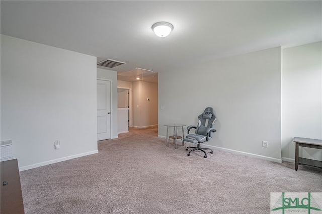 128 Greenbriar Dr, Guyton, GA 31312 - unfurnished room with attic access, carpet, and baseboards