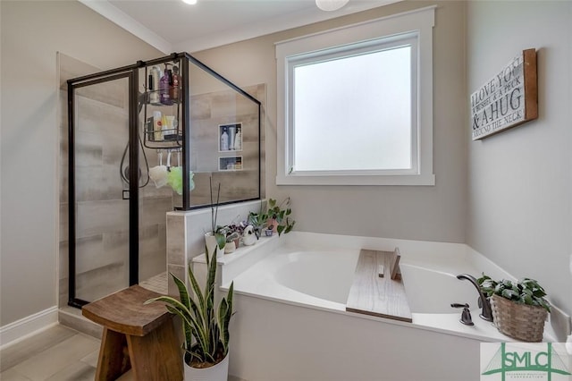 201 Cumberland Pt, Statesboro, GA 30458 - full bath with a shower stall and a garden tub