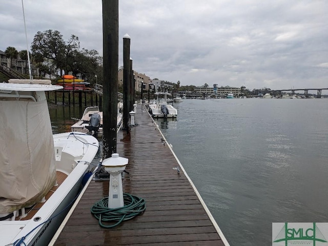 3005 River Dr Unit 401D, Savannah, GA 31404 - dock area with a water view