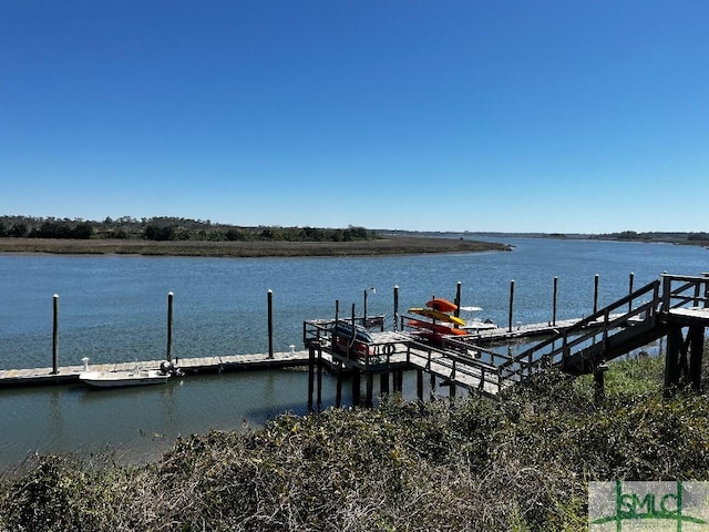 3005 River Dr Unit 401D, Savannah, GA 31404 - dock area with a water view
