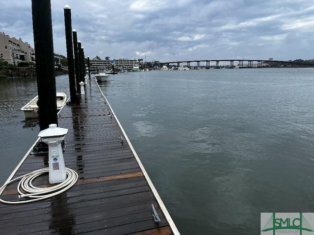 3005 River Dr Unit 401D, Savannah, GA 31404 - dock area with a water view