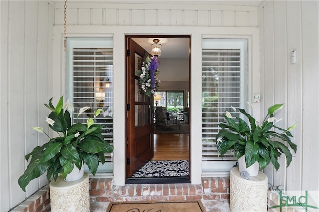 view of entrance to property