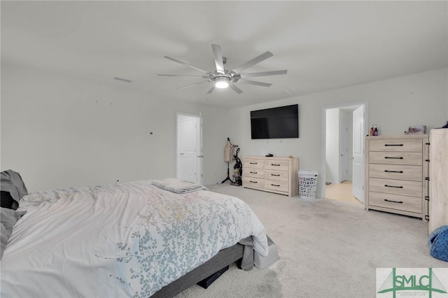64 Southern Way, Richmond Hill, GA 31324 - carpeted bedroom with a ceiling fan