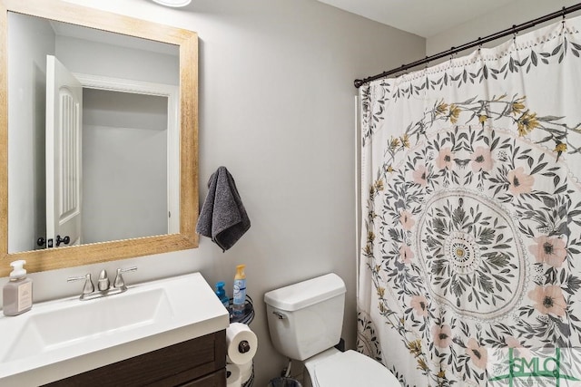 4 Honeysuckle Dr, Claxton, GA 30417 - bathroom with vanity and curtained shower