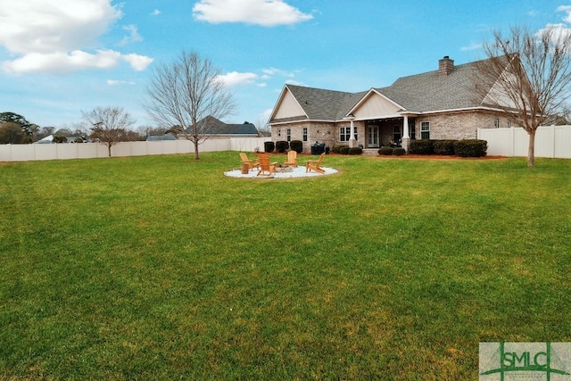 4 Honeysuckle Dr, Claxton, GA 30417 - view of yard with a patio area