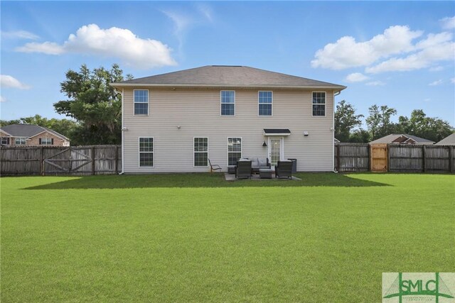 309 Nashview Trl, Allenhurst, GA 31301 - back of property featuring a gate