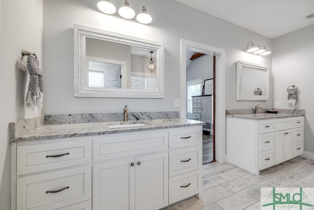 1840 Mccall Rd, Rincon, GA 31326 - full bathroom featuring two vanities