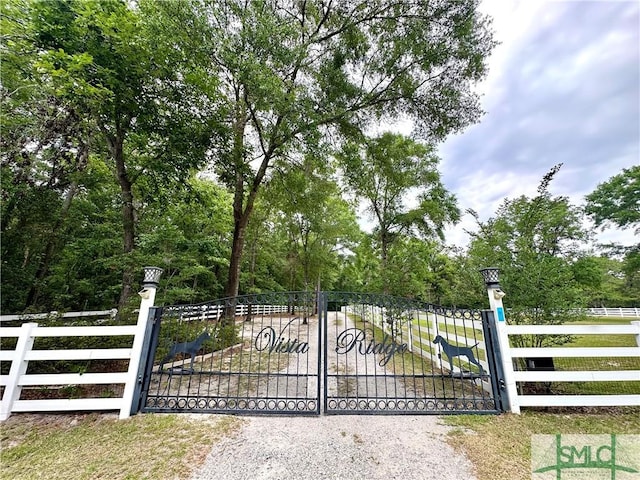 gate with fence