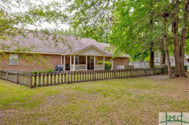 330 Central Ave, Guyton, GA 31312 - ranch-style house with brick siding